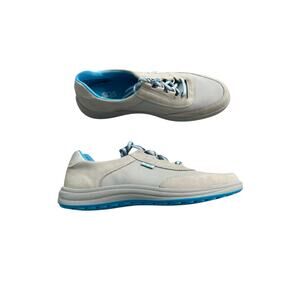 SAS Women's Size 8 Narrow Sporty Lace Up Leather Walking Comfort Shoes